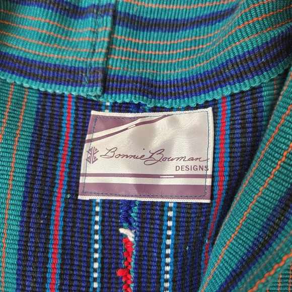 Vintage Bonnie Bowman Designs Statement Jacket Blazer Artsy Wearable Art To Wear - Picture 15 of 17